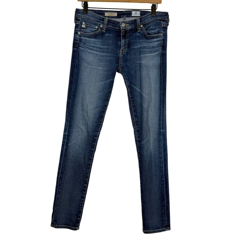 AG Adriano Goldschmied The Legging Ankle Jeans Womens 28 Blue Denim Super Skinny